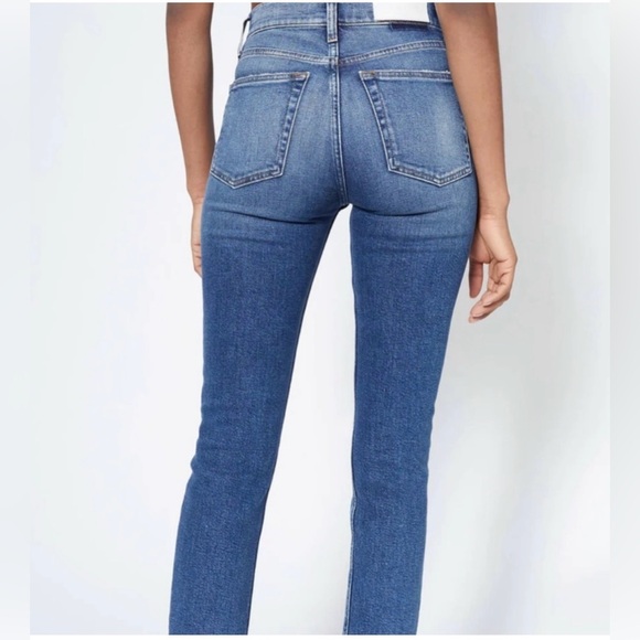 RE/DONE Jeans Women’s Size 25 90s High Rise Ankle Crop - Picture 3 of 12